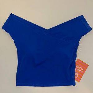 Kortni Jeane mix n’ match royal blue top